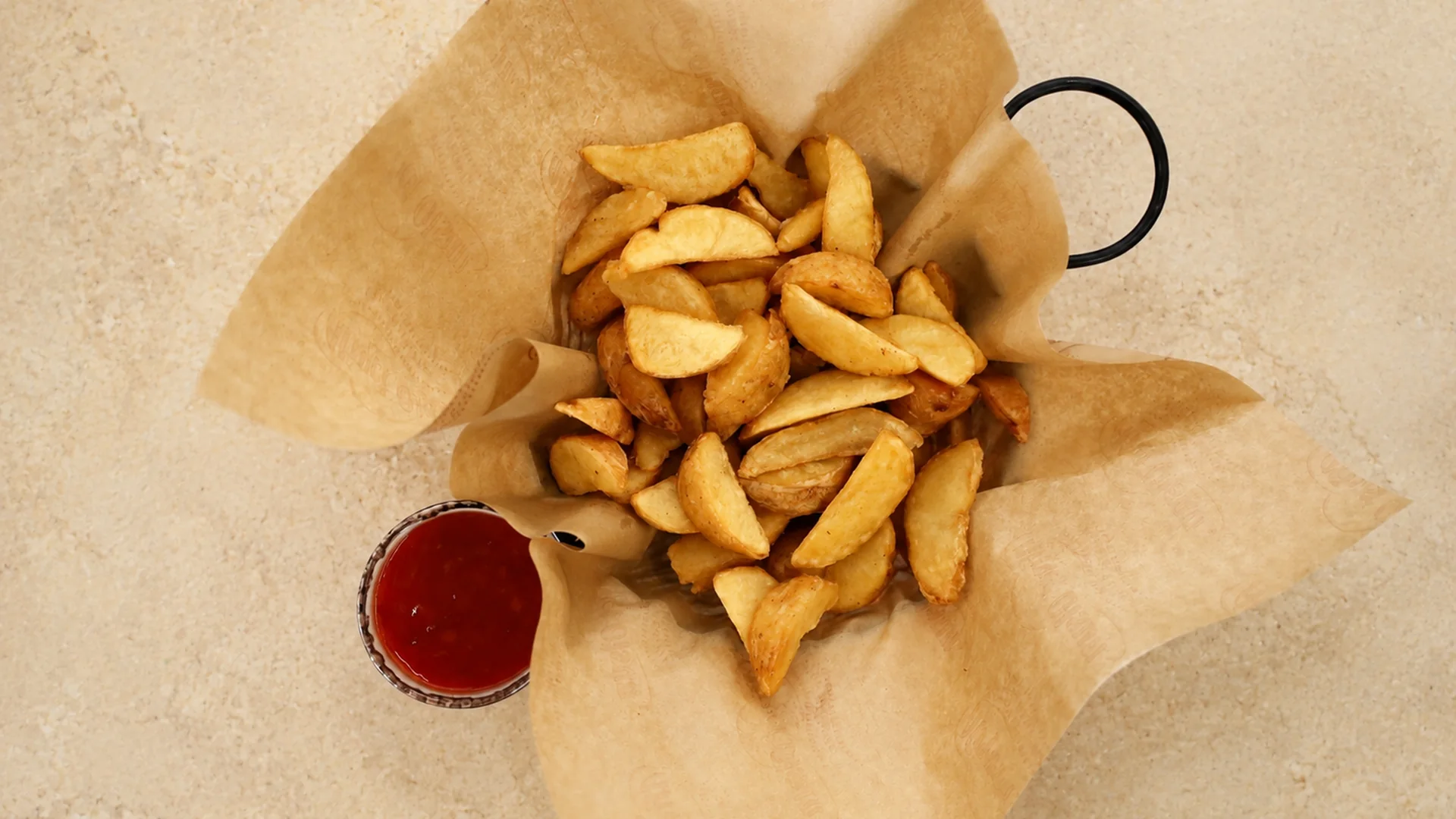 Elma Dilim Patates (Baharatlı)